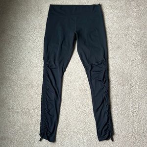 Fabletics Cashel Foldover PureLuxe Legging Ruched Leg Athletic Pants